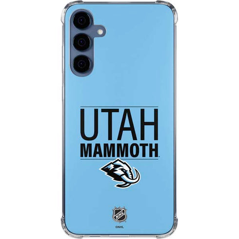 NHL Utah Mammoth Line-Up Series Galaxy S24 Clear Case