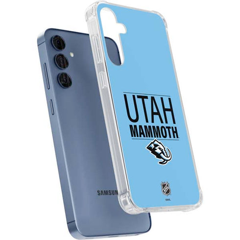 NHL Utah Mammoth Line-Up Series Galaxy S24 Clear Case