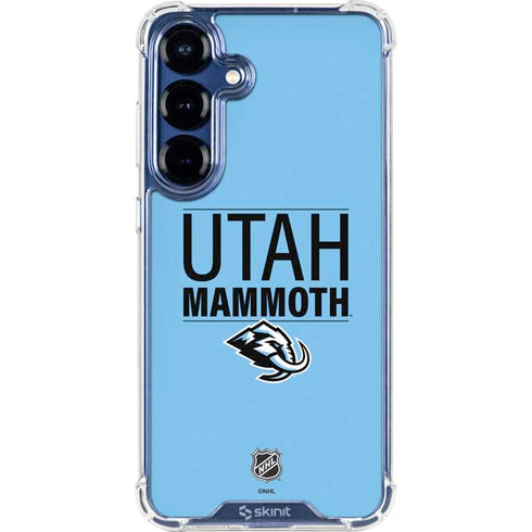 NHL Utah Mammoth Line-Up Series Galaxy S25 Clear Case
