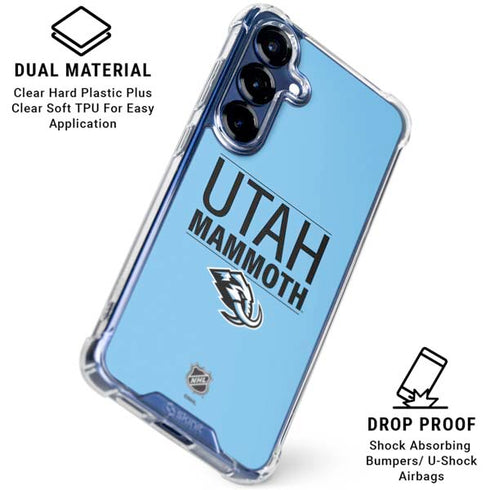 NHL Utah Mammoth Line-Up Series Galaxy S25 Plus Clear Case
