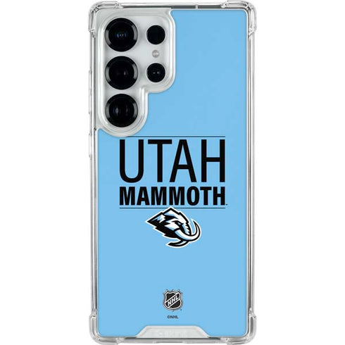 NHL Utah Mammoth Line-Up Series Galaxy S26 Ultra Clear Case