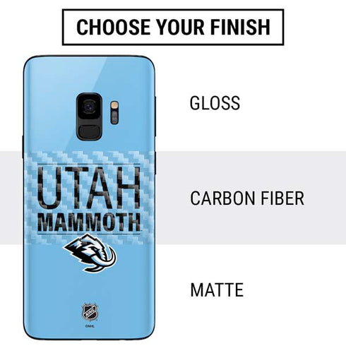 NHL Utah Mammoth Line-Up Series Galaxy S9 Skin