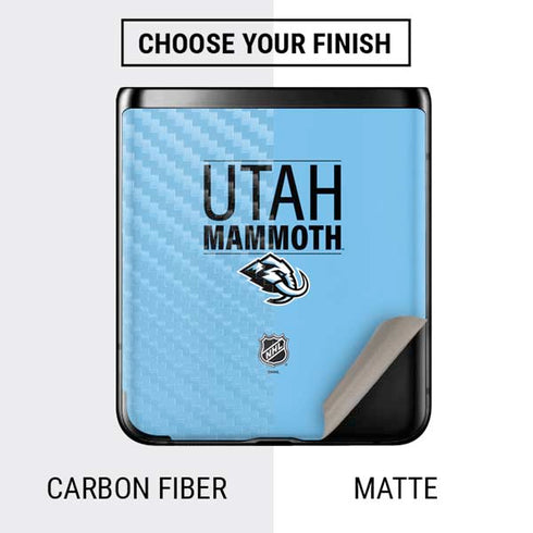 NHL Utah Mammoth Line-Up Series Galaxy Z Flip Skin