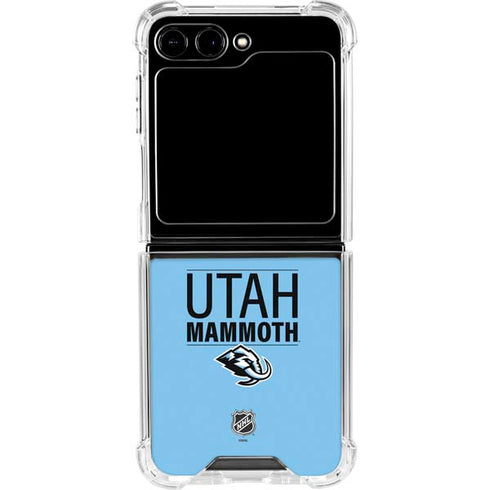 NHL Utah Mammoth Line-Up Series Galaxy Z Flip5 5G Clear Case