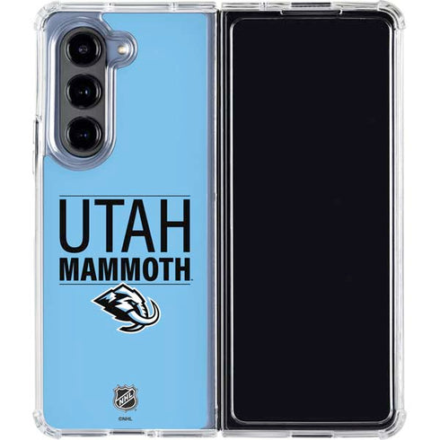 NHL Utah Mammoth Line-Up Series Galaxy Z Fold5 5G Clear Case