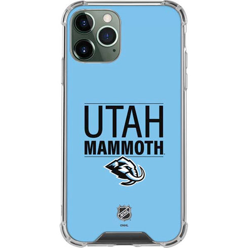 NHL Utah Mammoth Line-Up Series iPhone 11 Pro Max Clear Case