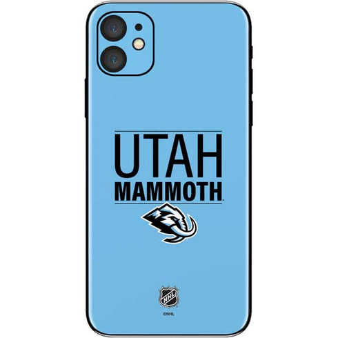 NHL Utah Mammoth Line-Up Series iPhone 11 Skin