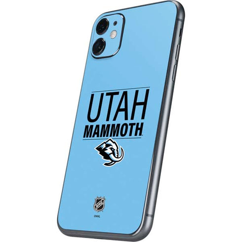 NHL Utah Mammoth Line-Up Series iPhone 11 Skin