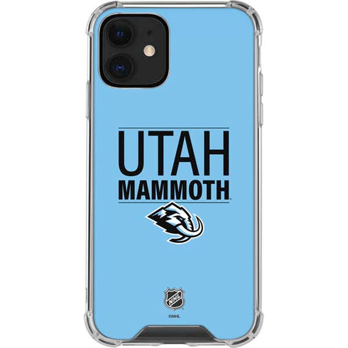 NHL Utah Mammoth Line-Up Series iPhone 12 Clear Case
