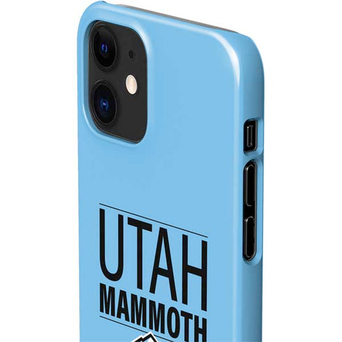 NHL Utah Mammoth Line-Up Series iPhone 12 Mini Lite Case