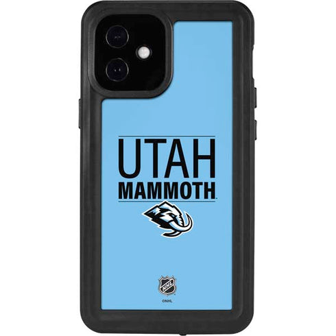 NHL Utah Mammoth Line-Up Series iPhone 12 Mini Waterproof Case