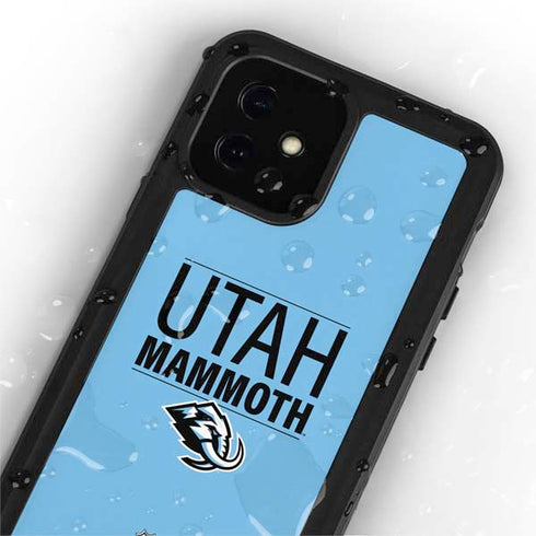 NHL Utah Mammoth Line-Up Series iPhone 12 Mini Waterproof Case