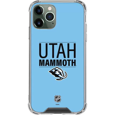 NHL Utah Mammoth Line-Up Series iPhone 12 Pro Clear Case