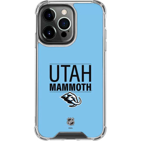 NHL Utah Mammoth Line-Up Series iPhone 13 Pro Clear Case