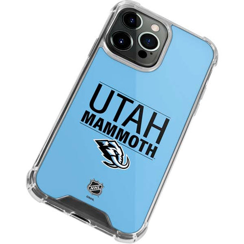 NHL Utah Mammoth Line-Up Series iPhone 13 Pro Clear Case
