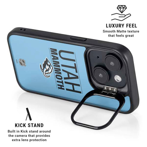 NHL Utah Mammoth Line-Up Series iPhone 14 Plus Kickstand Case