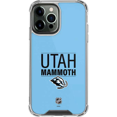 NHL Utah Mammoth Line-Up Series iPhone 14 Pro Max Clear Case