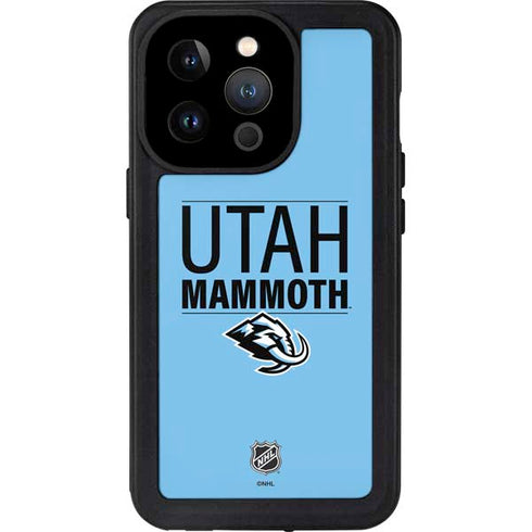NHL Utah Mammoth Line-Up Series iPhone 14 Pro Waterproof Case