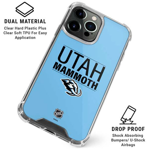 NHL Utah Mammoth Line-Up Series iPhone 15 Pro Max Clear Case
