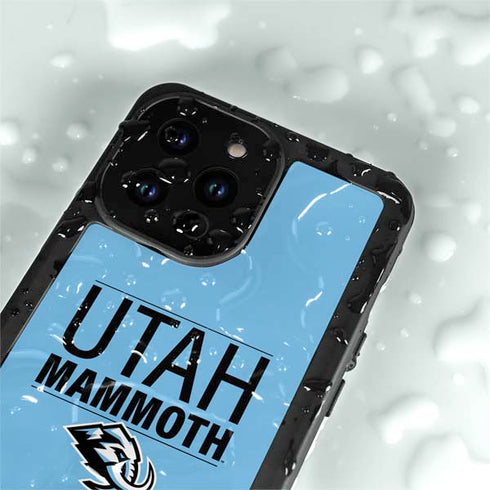 NHL Utah Mammoth Line-Up Series iPhone 15 Pro Waterproof Case