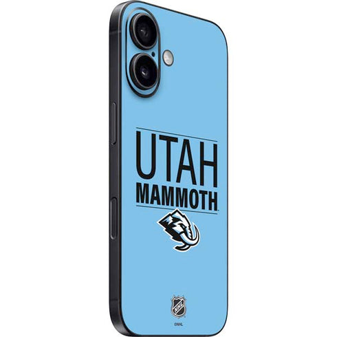 NHL Utah Mammoth Line-Up Series iPhone 16 Plus Skin
