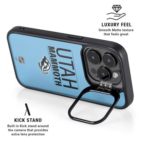NHL Utah Mammoth Line-Up Series iPhone 16 Pro Max Kickstand Case