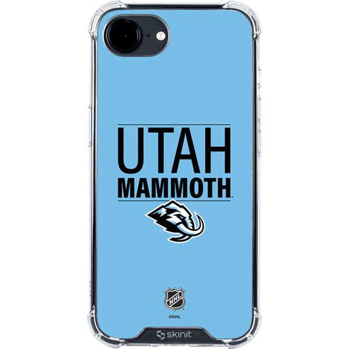 NHL Utah Mammoth Line-Up Series iPhone 16e Clear Case