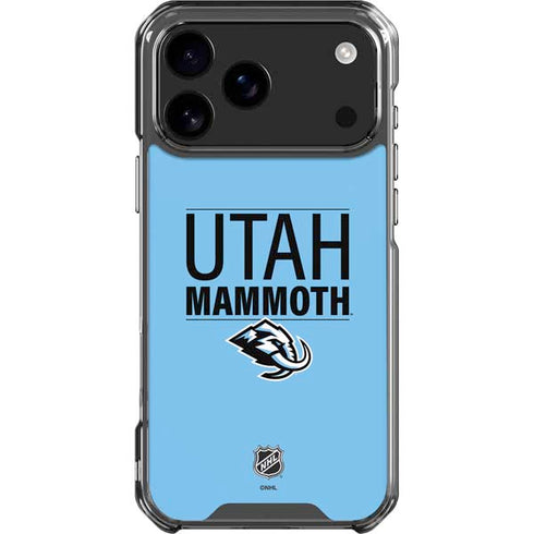 NHL Utah Mammoth Line-Up Series iPhone 18 Pro Max Clear Case