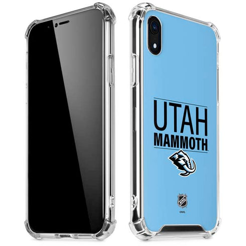 NHL Utah Mammoth Line-Up Series iPhone XR Clear Case