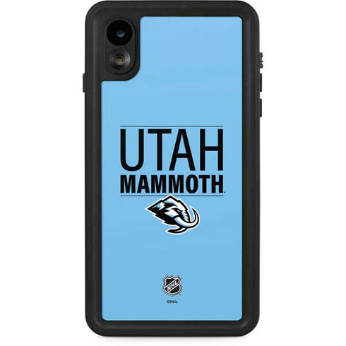 NHL Utah Mammoth Line-Up Series iPhone XR Waterproof Case