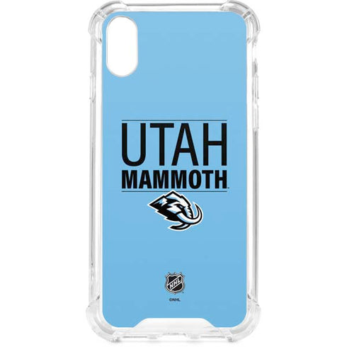 NHL Utah Mammoth Line-Up Series iPhone XS Clear Case