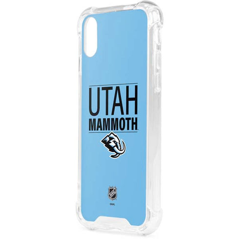 NHL Utah Mammoth Line-Up Series iPhone XS Clear Case