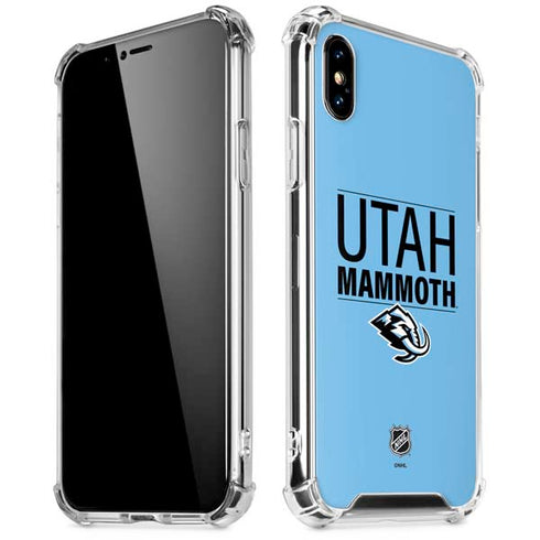 NHL Utah Mammoth Line-Up Series iPhone XS Max Clear Case