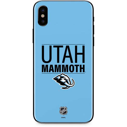 NHL Utah Mammoth Line-Up Series iPhone XS Skin