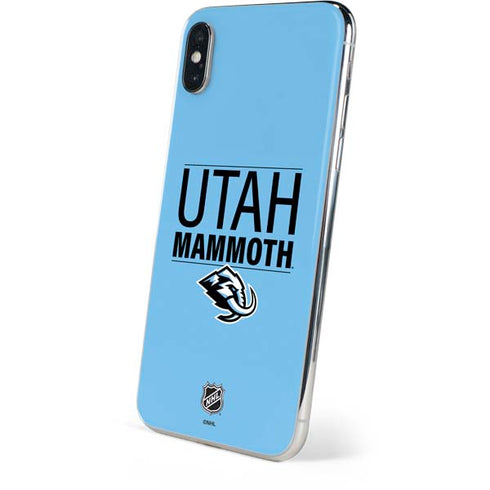NHL Utah Mammoth Line-Up Series iPhone XS Skin