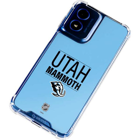 NHL Utah Mammoth Line-Up Series Moto G Play 4G (2024) Clear Case