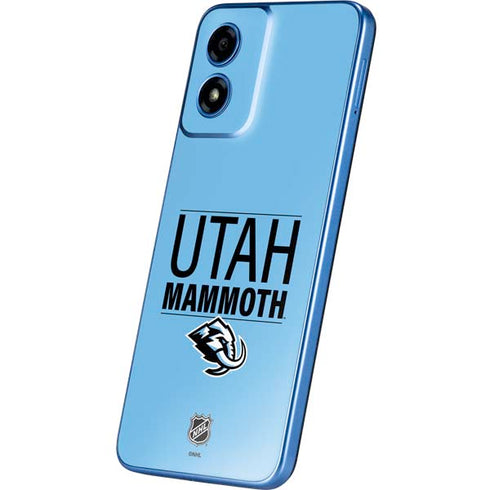 NHL Utah Mammoth Line-Up Series Moto G Play 4G (2024) Skin