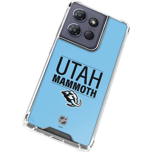 NHL Utah Mammoth Line-Up Series Moto G Play 5G (2025) Clear Case