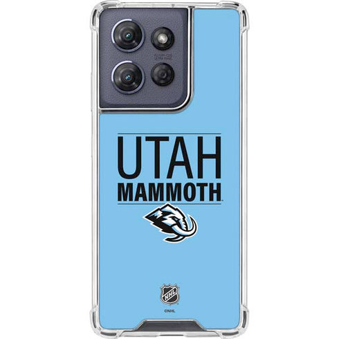 NHL Utah Mammoth Line-Up Series Moto G Power 5G (2025) Clear Case