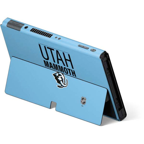 NHL Utah Mammoth Line-Up Series Nintendo Switch OLED (2021) Skin