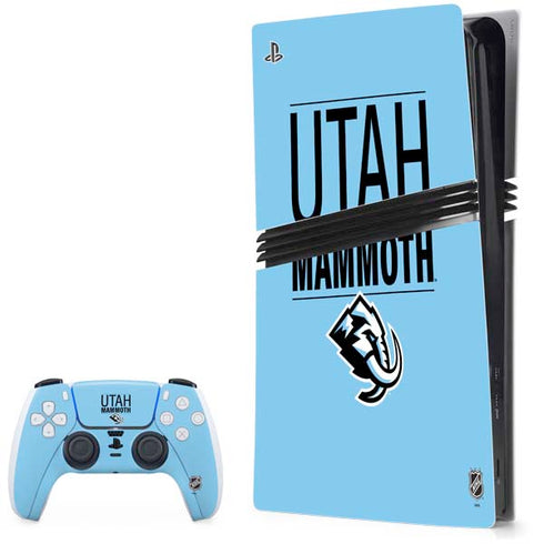 NHL Utah Mammoth Line-Up Series PS5 Pro Bundle Skin