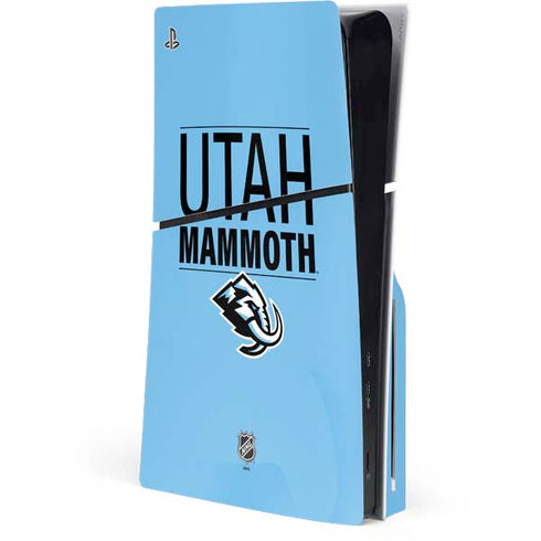 NHL Utah Mammoth Line-Up Series PS5 Slim Disk Console Skin