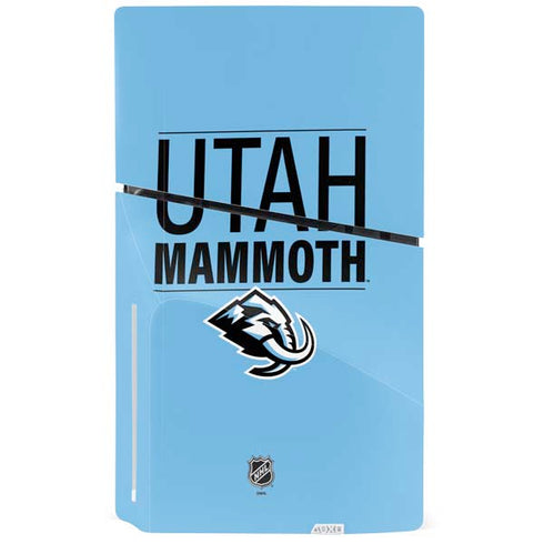 NHL Utah Mammoth Line-Up Series PS5 Slim Disk Console Skin
