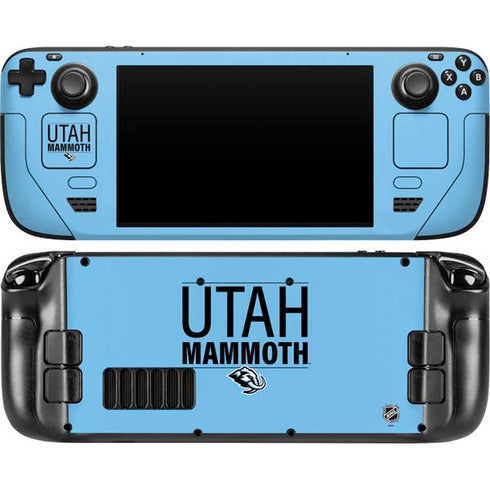 NHL Utah Mammoth Line-Up Series Steam Deck Handheld Gaming Computer OLED Skin