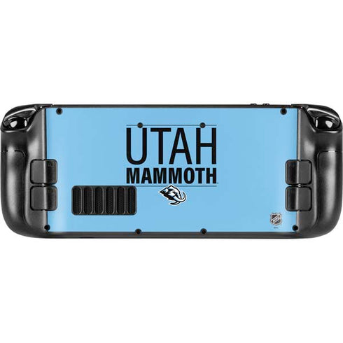 NHL Utah Mammoth Line-Up Series Steam Deck Handheld Gaming Computer OLED Skin