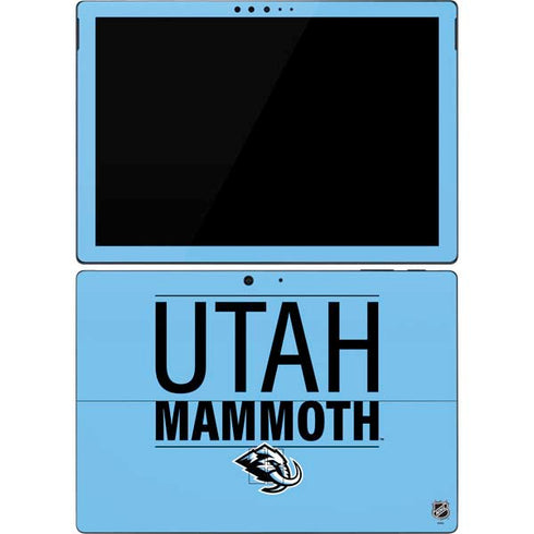 NHL Utah Mammoth Line-Up Series Surface Pro 7 Skin