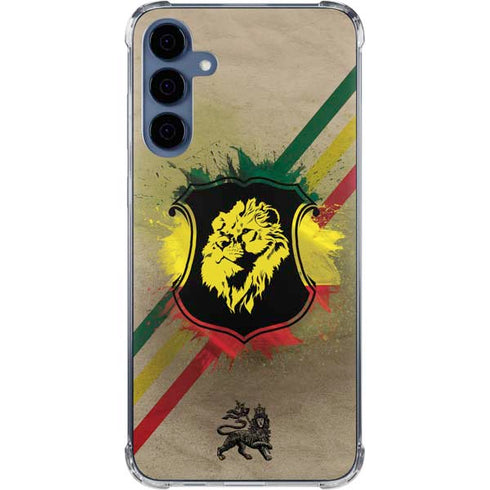Lion of Judah Shield Galaxy A35 5G Clear Case