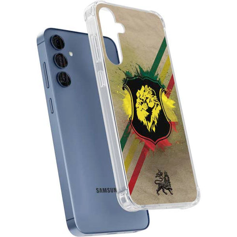 Lion of Judah Shield Galaxy A55 5G Clear Case
