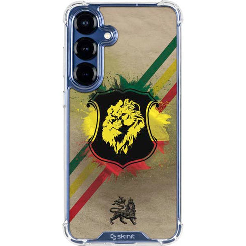 Lion of Judah Shield Galaxy S25 Clear Case