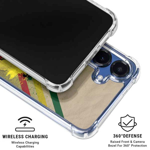 Lion of Judah Shield Galaxy S25 Clear Case